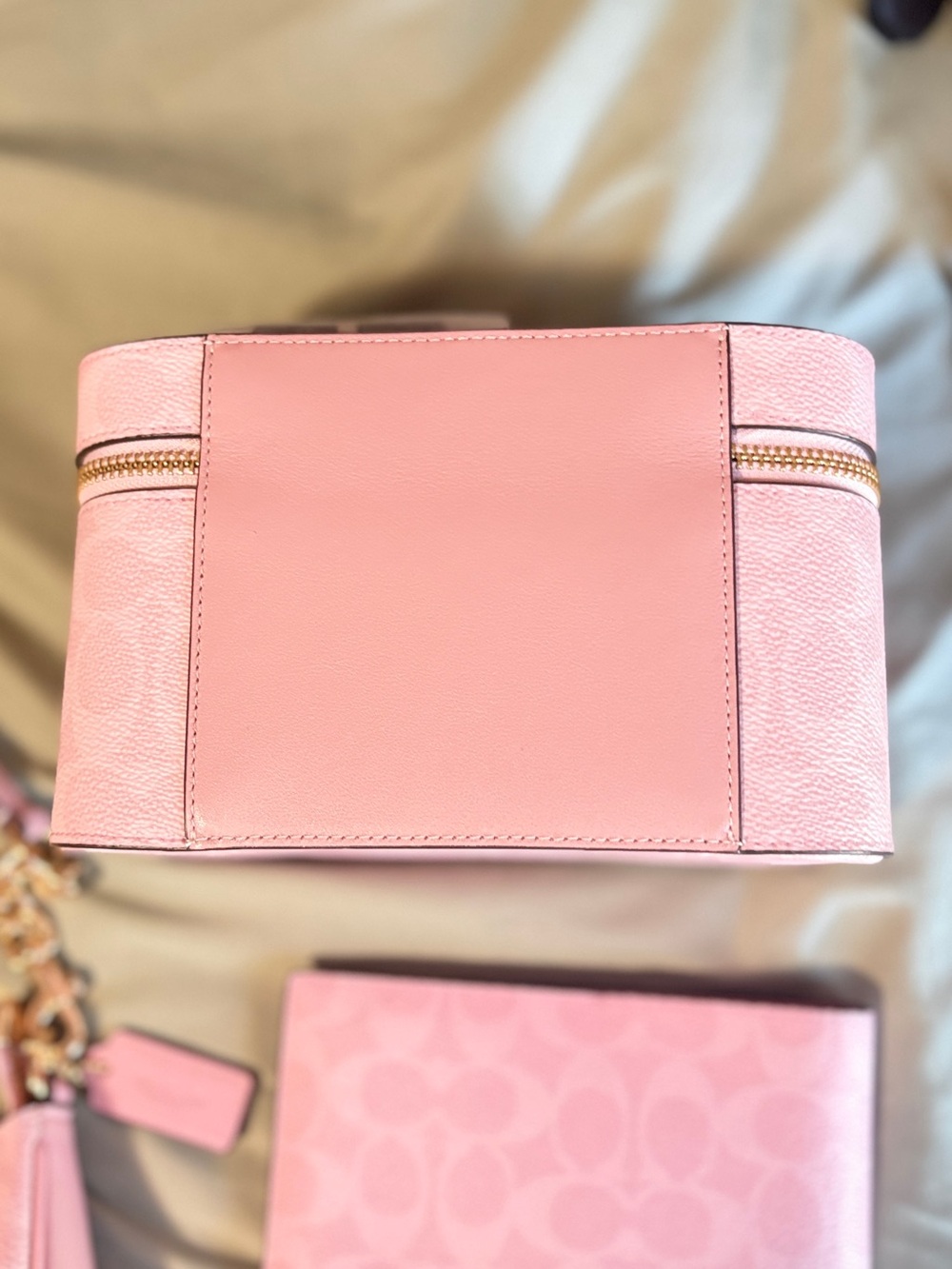 Coach powder pink Signature Canvas set - Picture 7 of 9